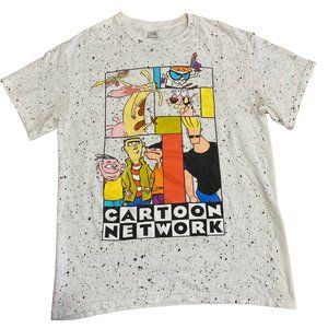 cartoon network white T shirt size M unisex casual style